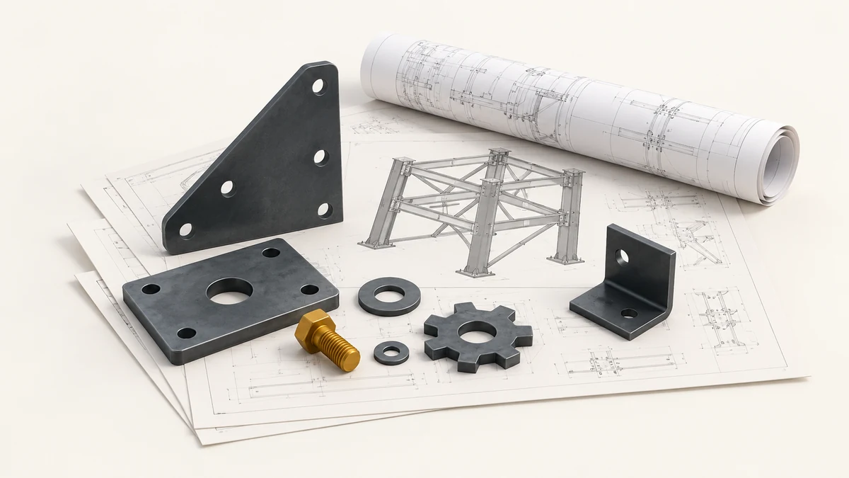 Editorial illustration for Shop & fabrication drawings